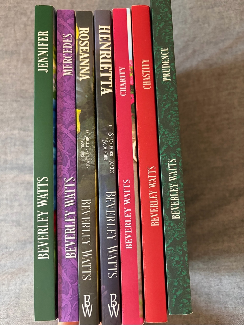 Beverley Watts The Shackleford Sisters Books 1-8 (missing Book 5) Paperback EUC - Picture 2 of 3